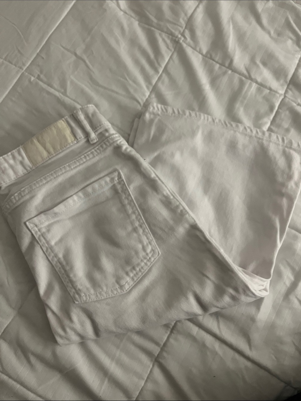 Zara White Jeans - flared